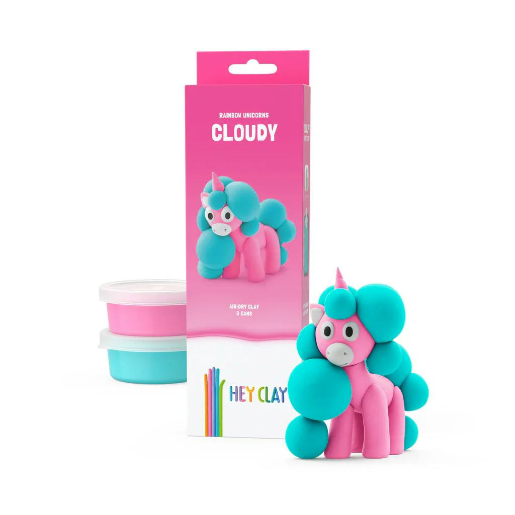 Modeling figure Unicorn Cloudy air-dry modeling kit