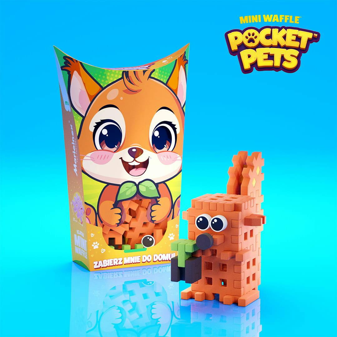 Mini waffle pocket pet - ardilla