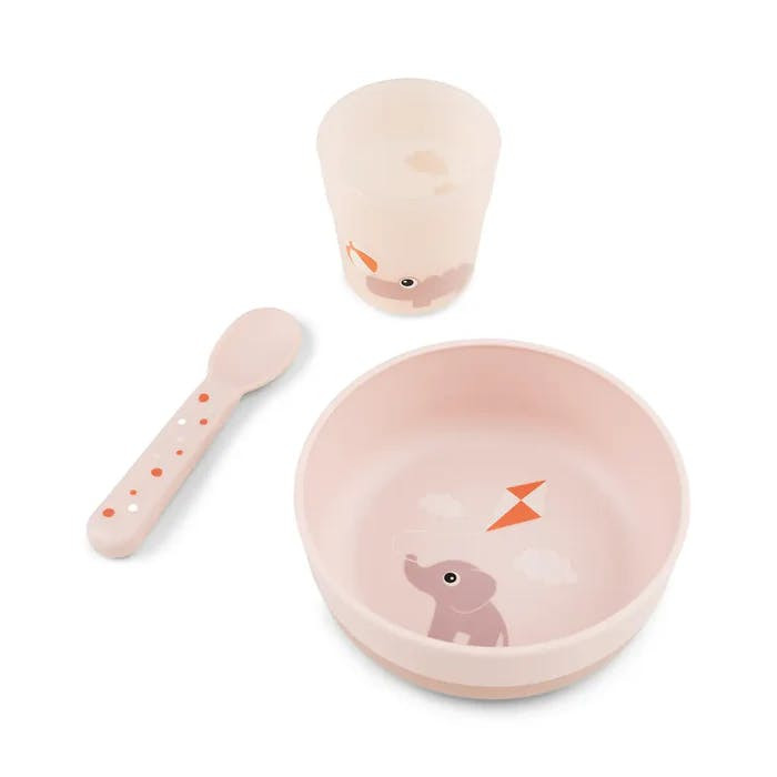 Set de alimentación Foodie First Meal Set Playground rosa