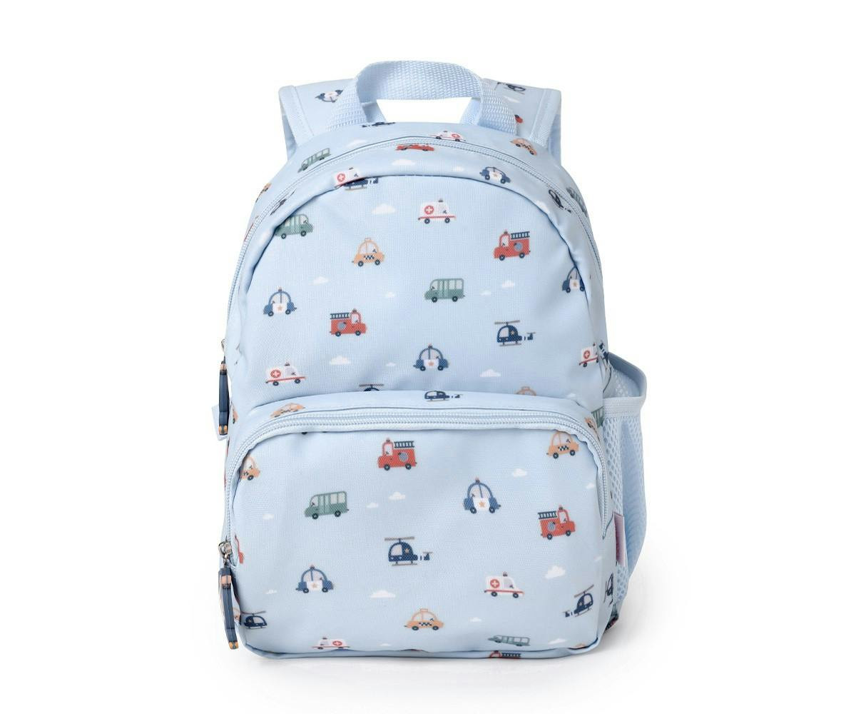 Mochila infantil City Cars en RPET impermeable