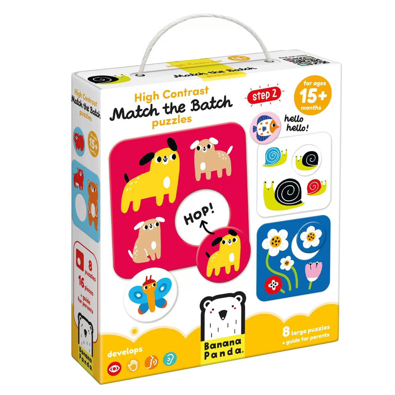 Juego de puzles Match the Twins — 9 puzles de 2 piezas para bebés 12+ meses