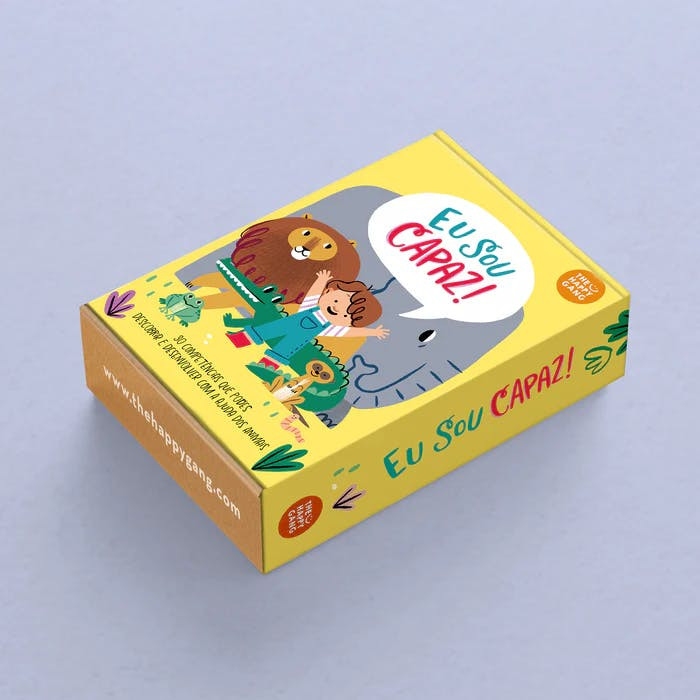 Cartas ilustradas educativas "Eu Sou Capaz" — 30 cartas con libro de actividades