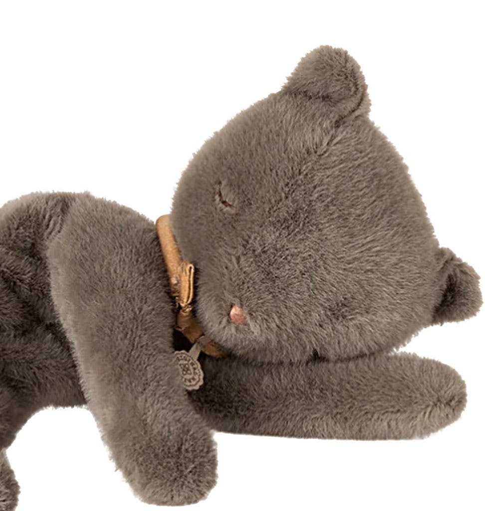 Gatito de peluche durmiente, pequeño, 35 cm