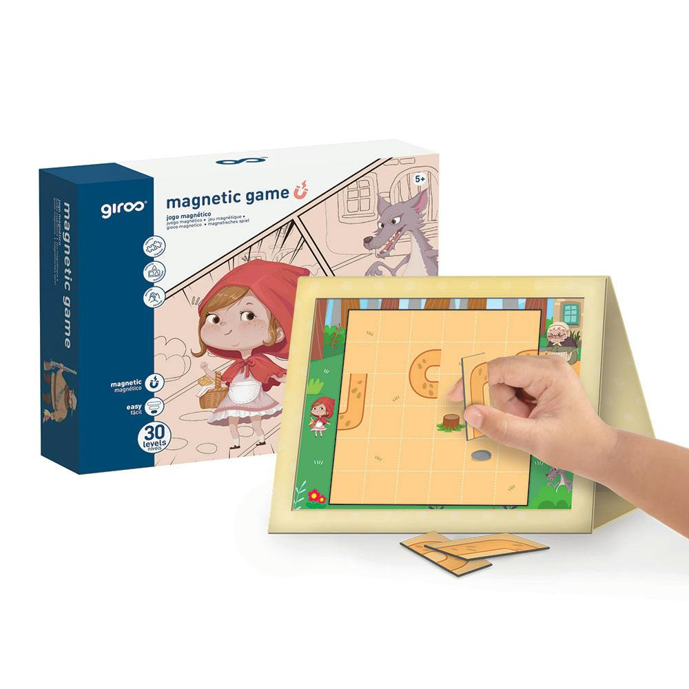Juego magnético Caperucita Roja puzzle tablero pirámide 23 x 19 x 17 cm
