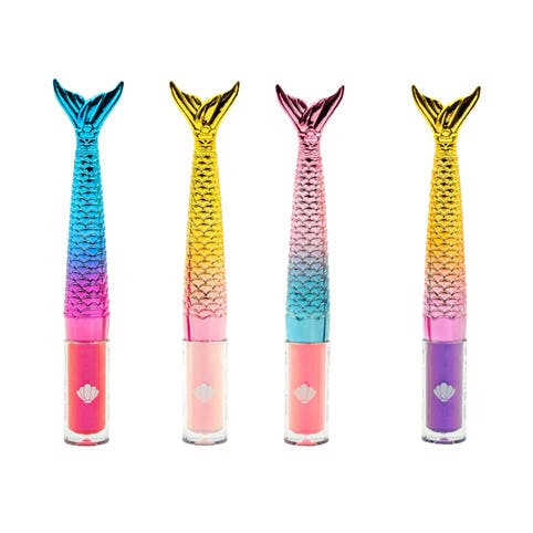 Conjunto de 2 Brillos Labiales en Forma de Cola de Sirena