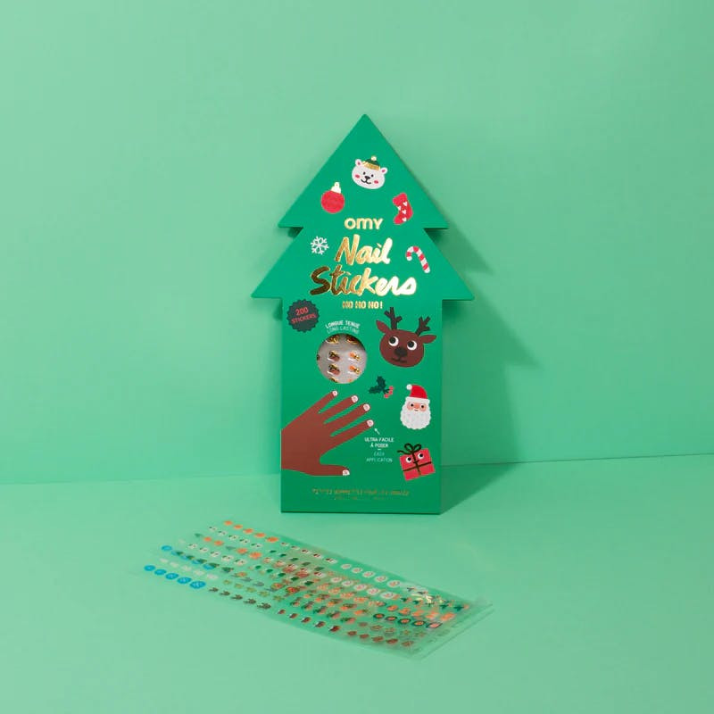 Christmas Nail Stickers Ho Ho Ho! 200 pieces