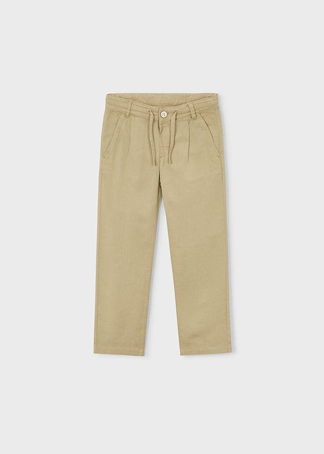 Pantalones relaxed de lino