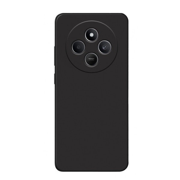 Liquid silicone case for Redmi 14R - Black