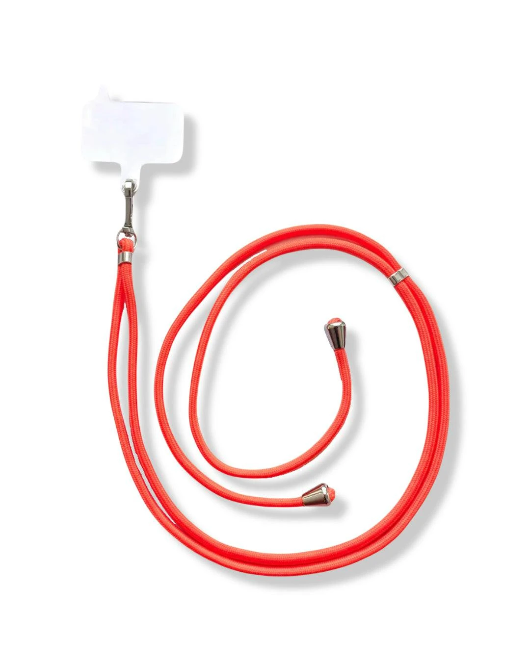 Universal phone strap with adapter and hook - Orange