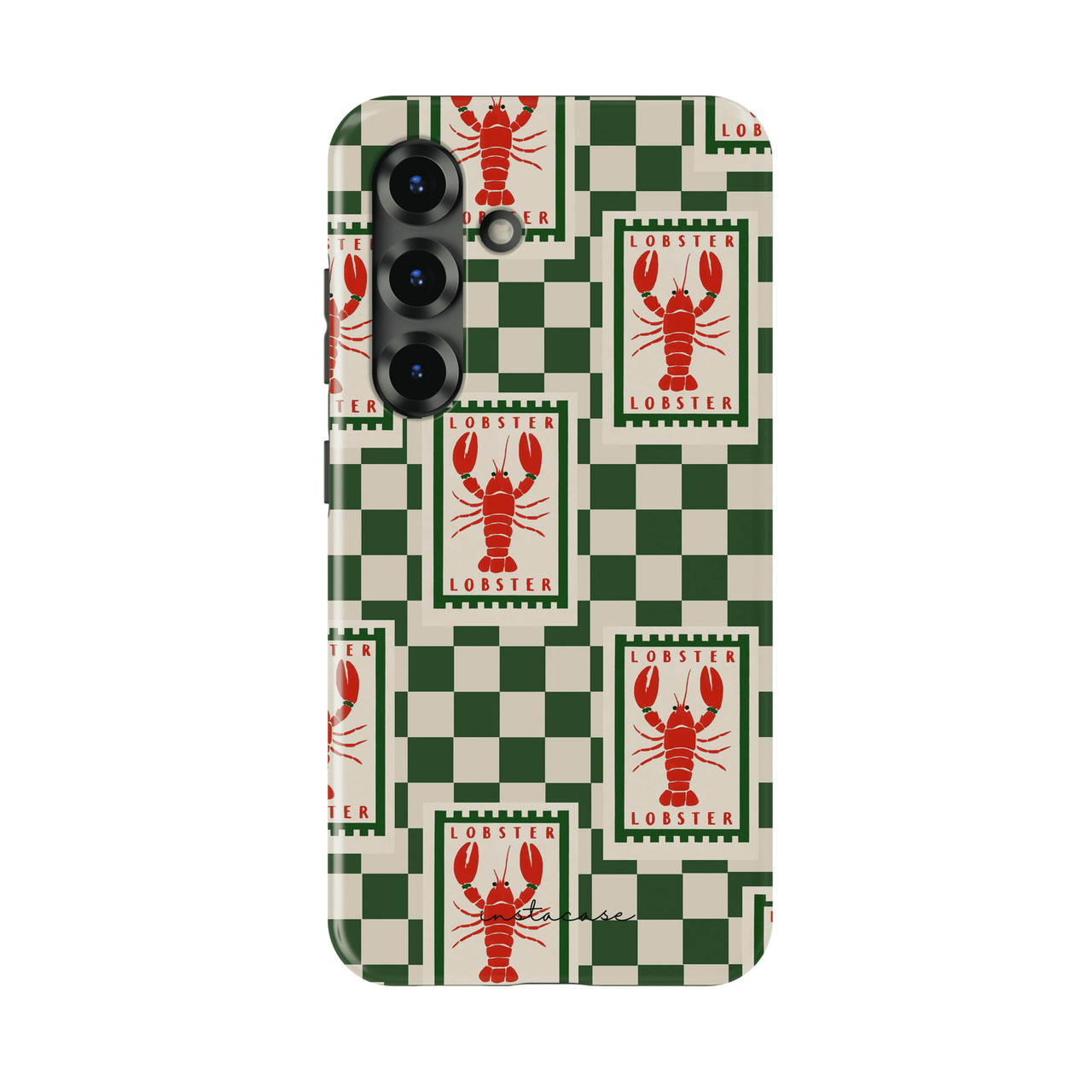 Funda Premium Glossy con Patrón Seafood Grid para Samsung