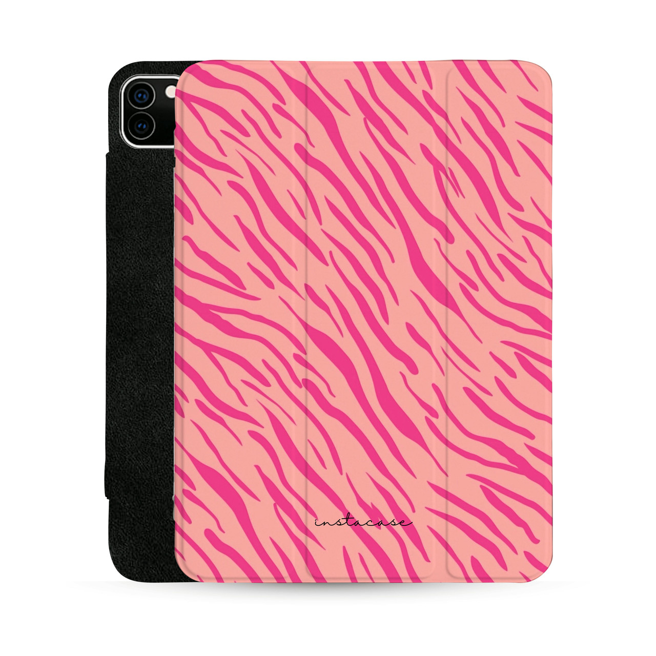 Funda para iPad con patrón Pink Zebra