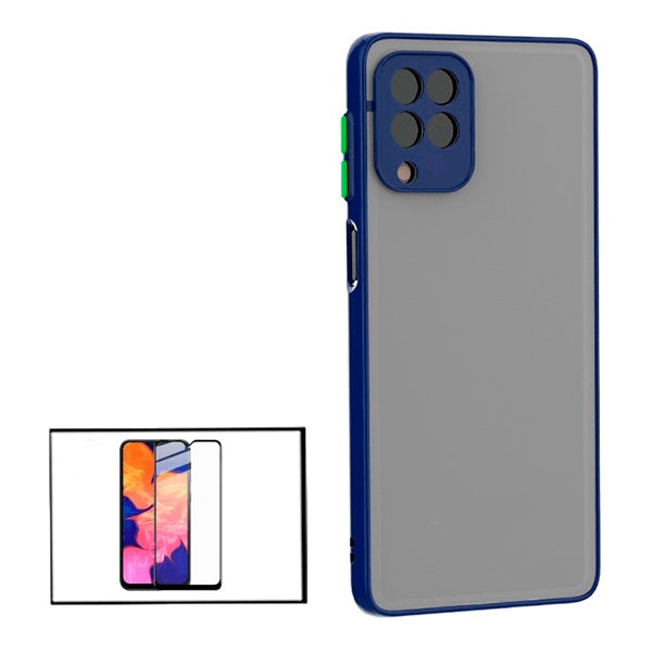 Funda antichoque y cobertura 5D para Samsung Galaxy A12