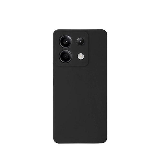 Liquid silicone case for Redmi Note 13 Pro 4G - Black