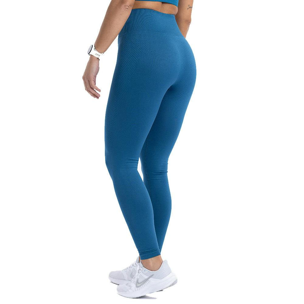 Shaping sports leggings polyamide elastane - blue