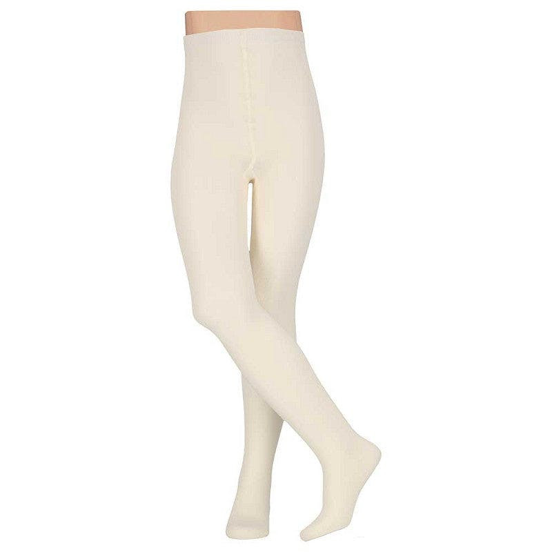 Children cotton soft tights white pearl