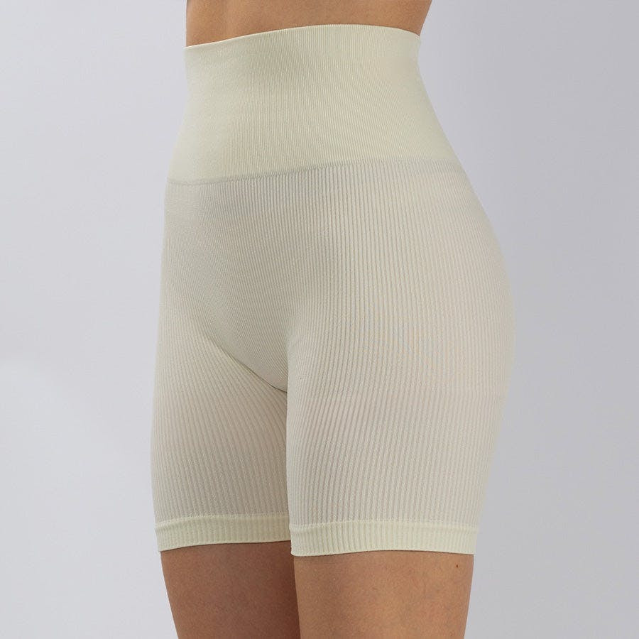 Pantalones cortos acanalados