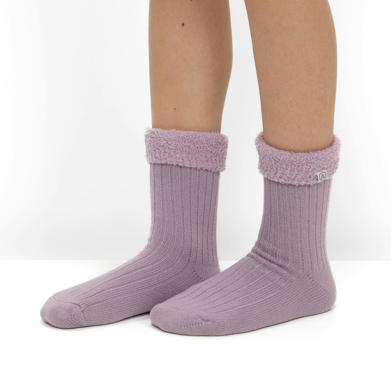 Rib-knit Socks with Polar Lining