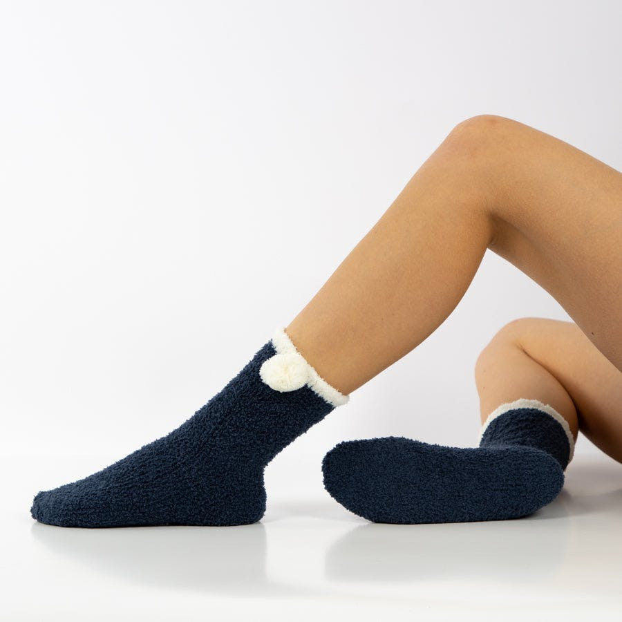 Pack of 2 cozy fleece socks