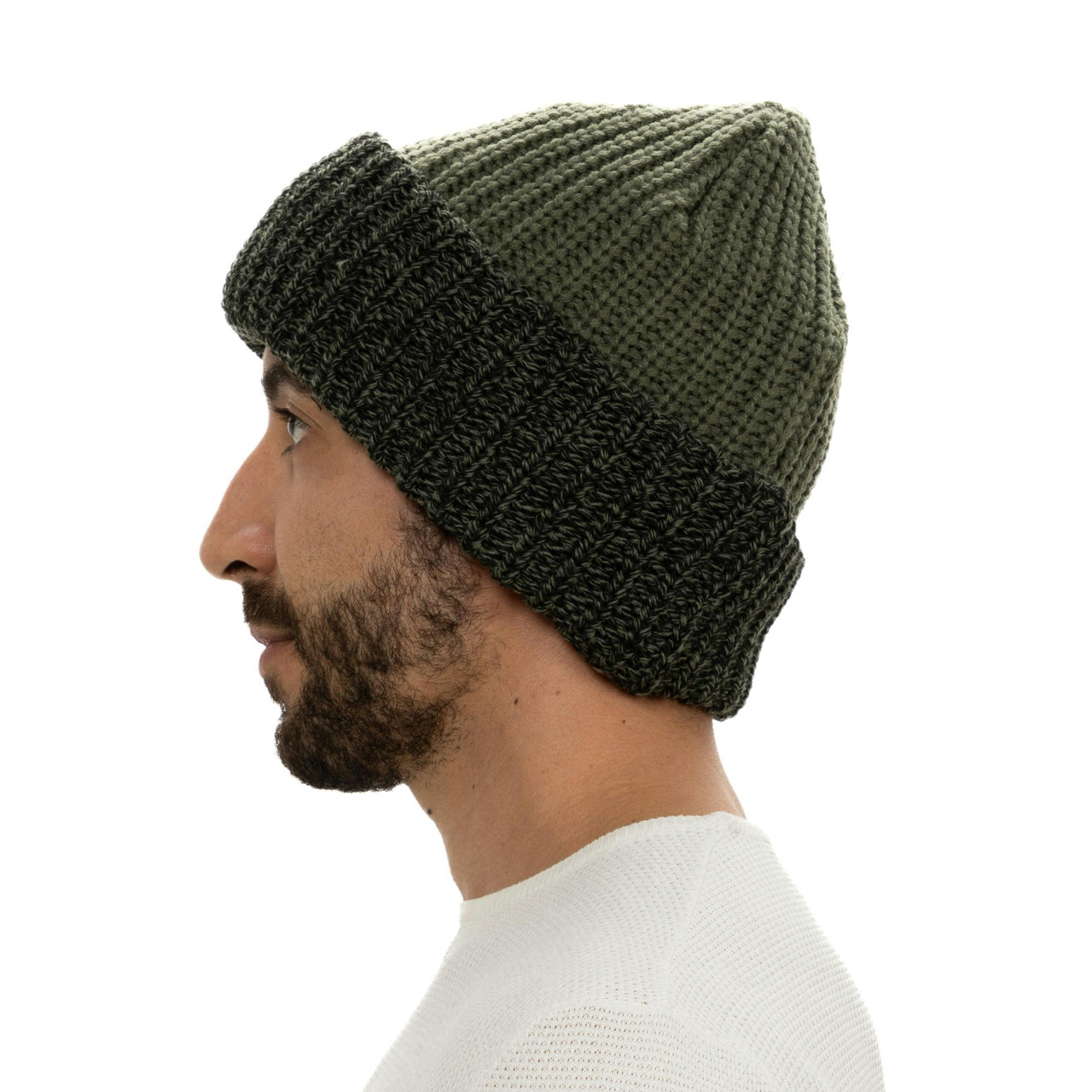 Gorro térmico de punto acanalado con forro polar