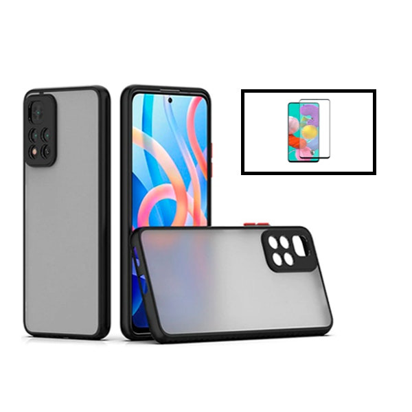 Funda antichoque translúcida con 5D Full Cover para Xiaomi 11i