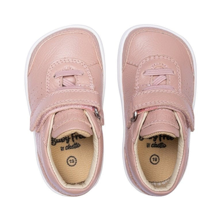 Zapatillas Barefoot Oslo cuero rosa