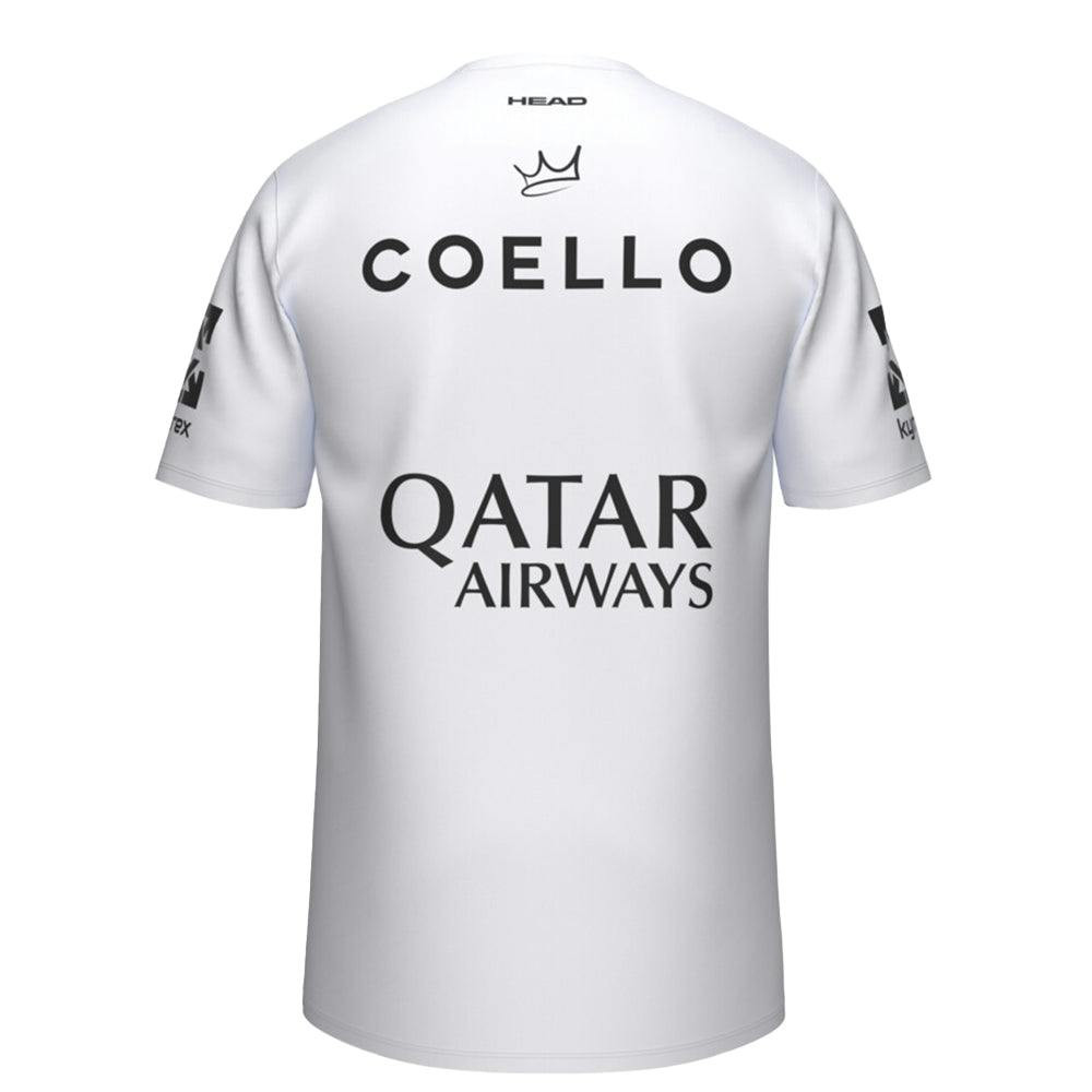 HEAD ARTURO COELLO White FW25 (Camiseta Oficial)