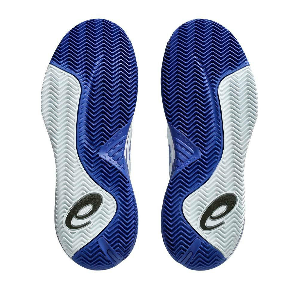 GEL-RESOLUTION X Clay White/Blue zapatillas de entrenamiento