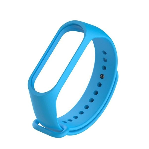Correa de silicona SmoothSilicone compatible con Mi Band 5 Azul turquesa