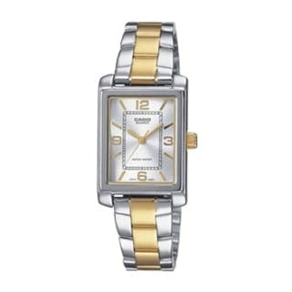 CASIO two-tone metal women's watch