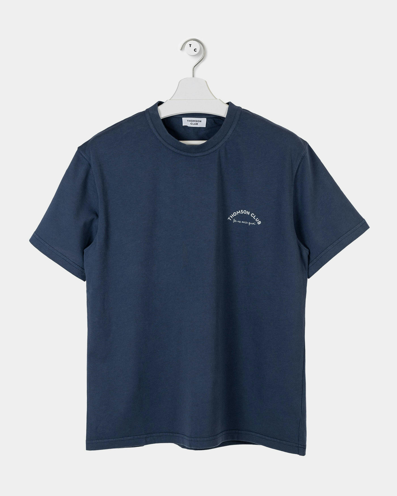 Camiseta azul con bordado 'Je ne sais quoi'