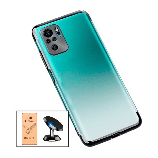 Protector CeramicGlass, Funda SlimArmor y Soporte Magnético para Redmi Note 10