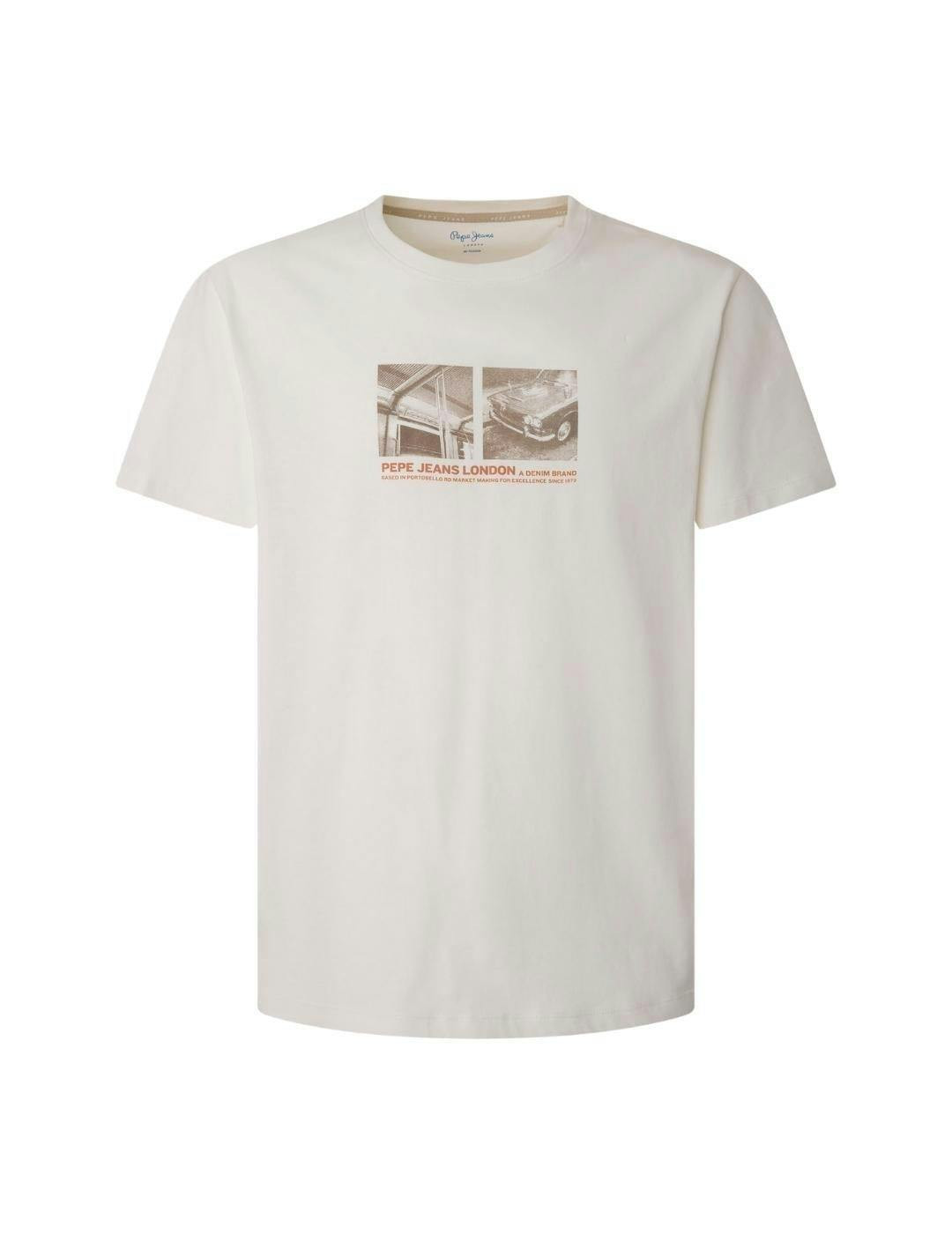 Camiseta Riane con corte recto y cuello redondo