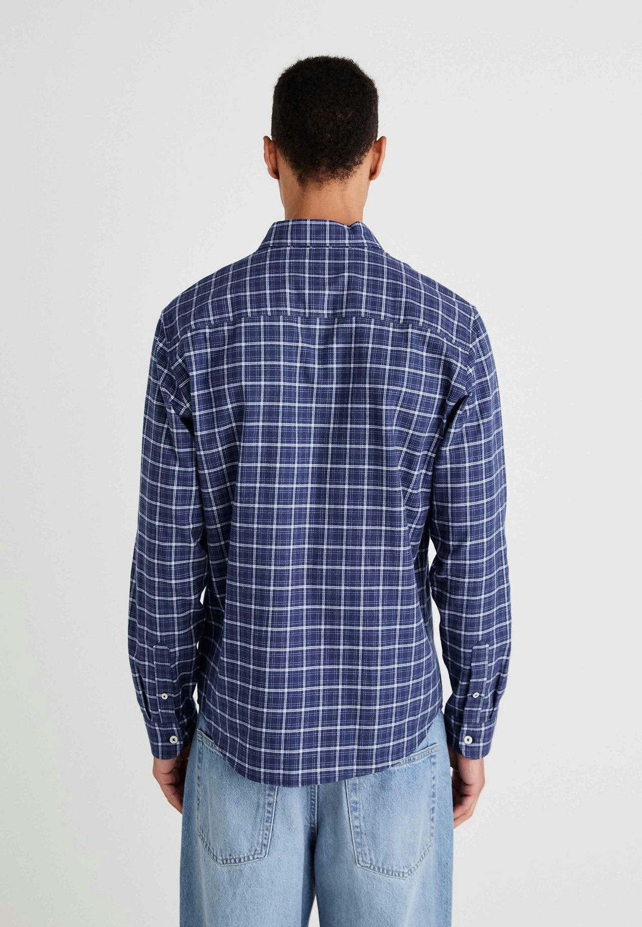 Medad sweatshirt in cotton with check print