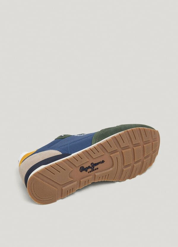 Pepe Jeans Brit Camp Zapatilla Hombre verde/azul