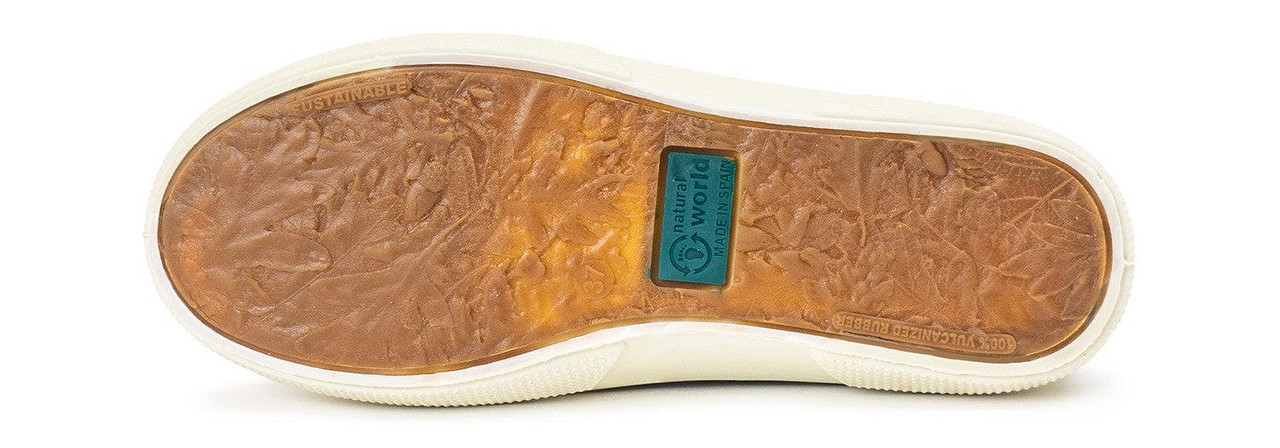Old Blossom sneaker organic cotton with natural rubber sole