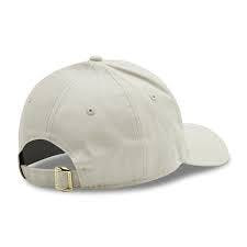 New Era NY Yankees Metallic Logo 9FORTY Gorra Mujer Beige