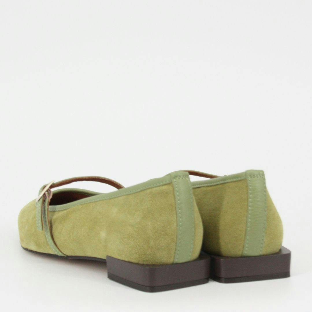 Ángel Alarcón Colette Mercedita Mujer verde pistacho