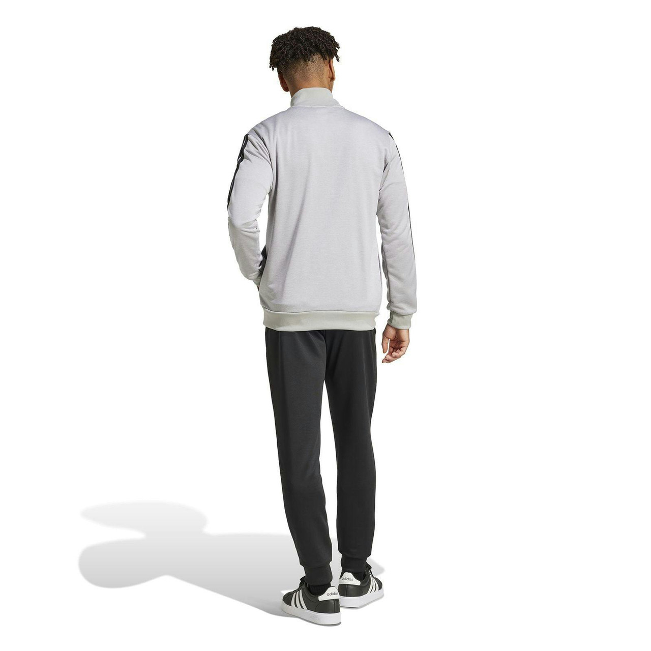 Adidas Basic French Terry Chándal Hombre gris/negro