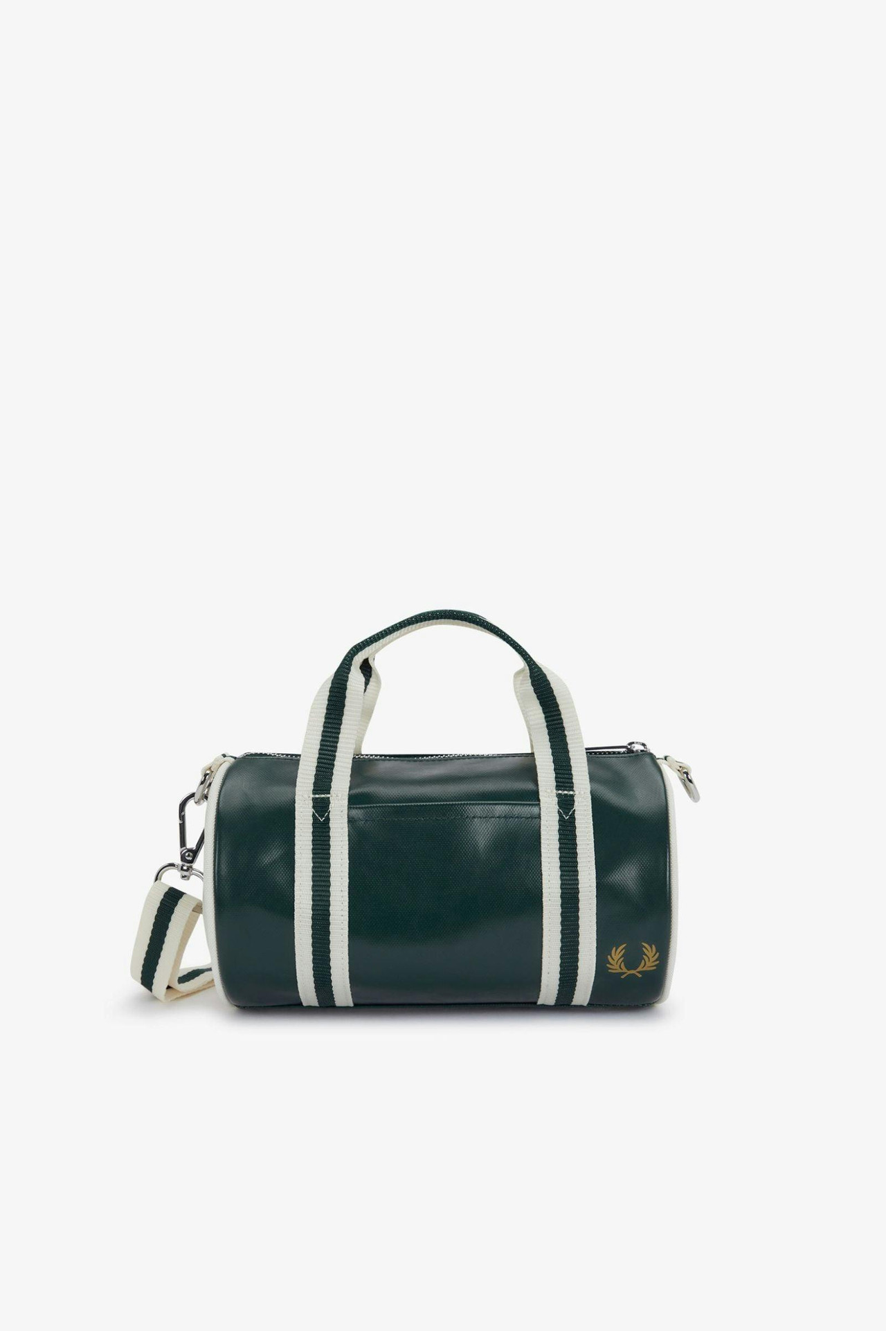 Bolsa cilíndrica mini en tejido