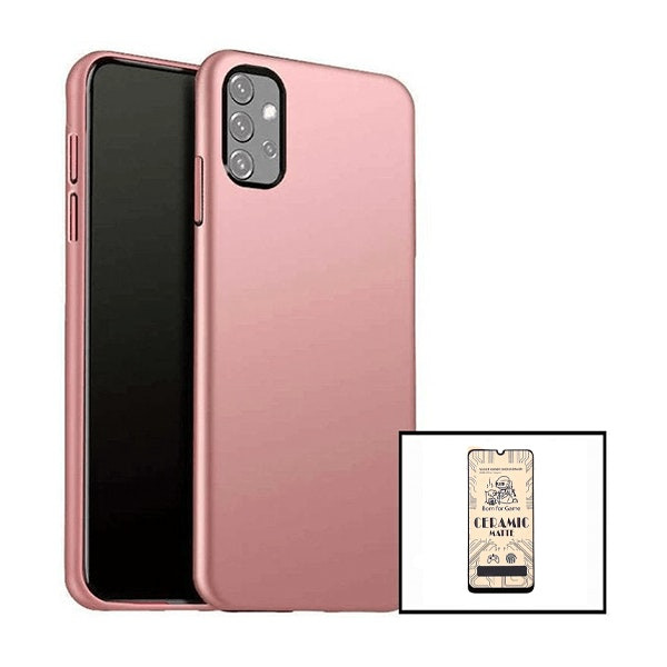 Protector CeramicGlass y funda SlimShield para Samsung Galaxy A32 4G