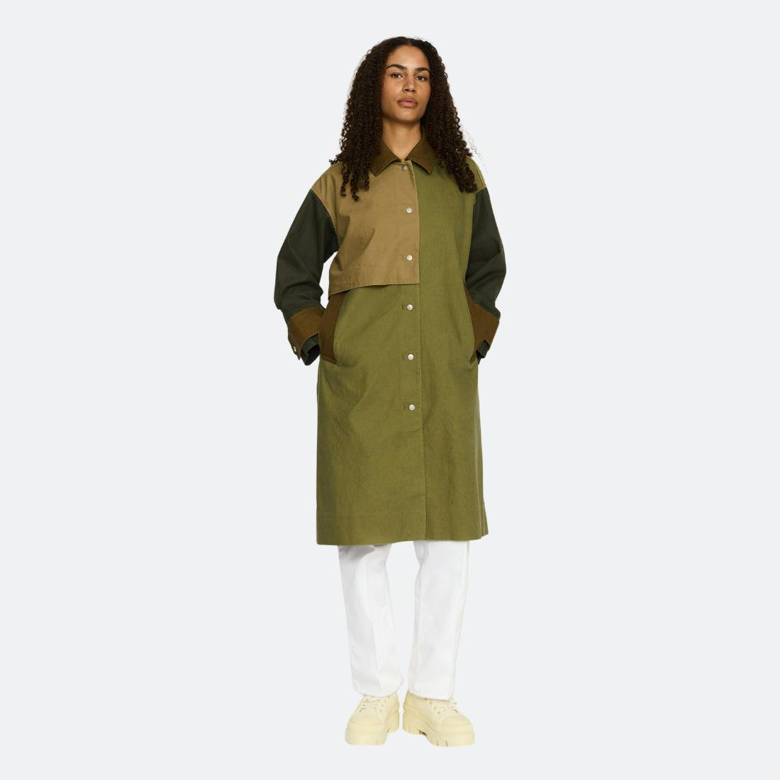 Trenchcoat in organic cotton