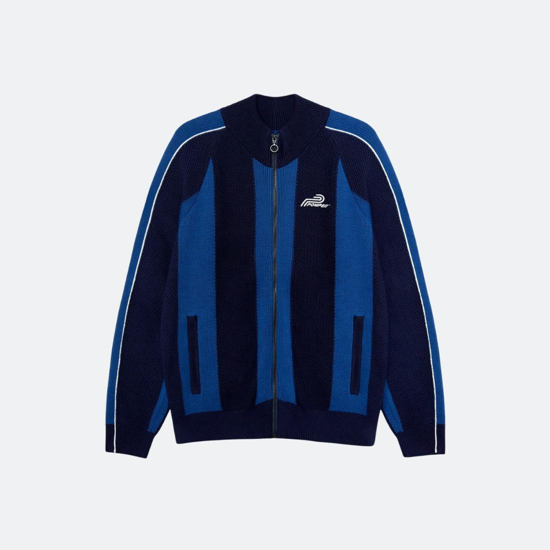 Cotton striped track jacket