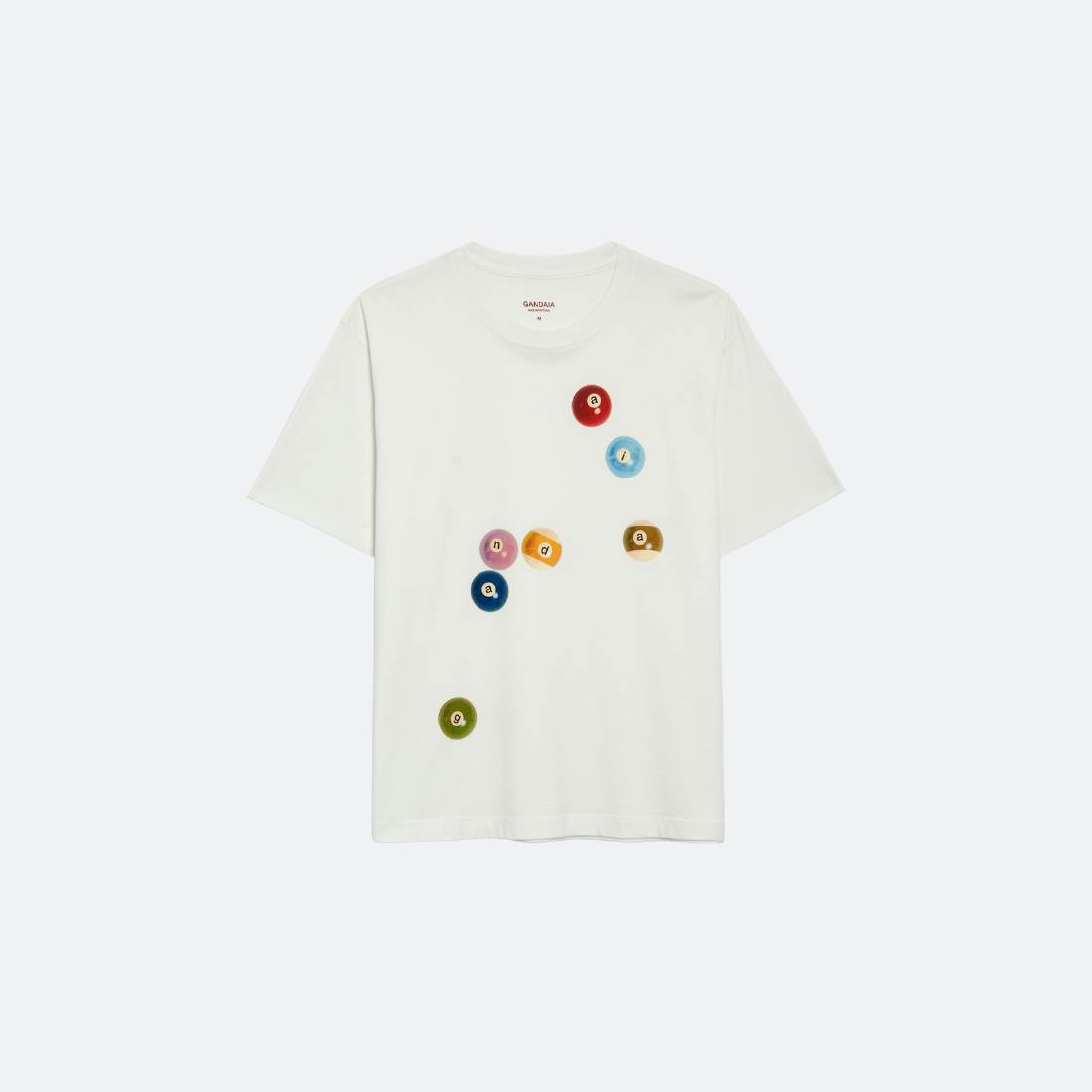 Camiseta de algodón orgánico con estampado Billards