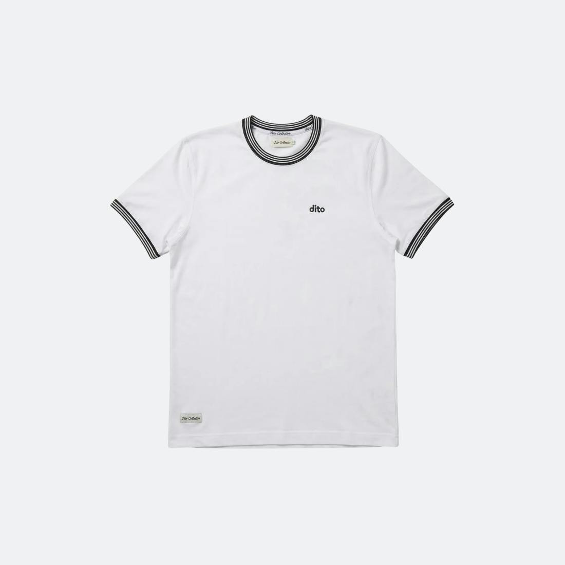 Camiseta piqué con cuello redondo en algodón orgánico