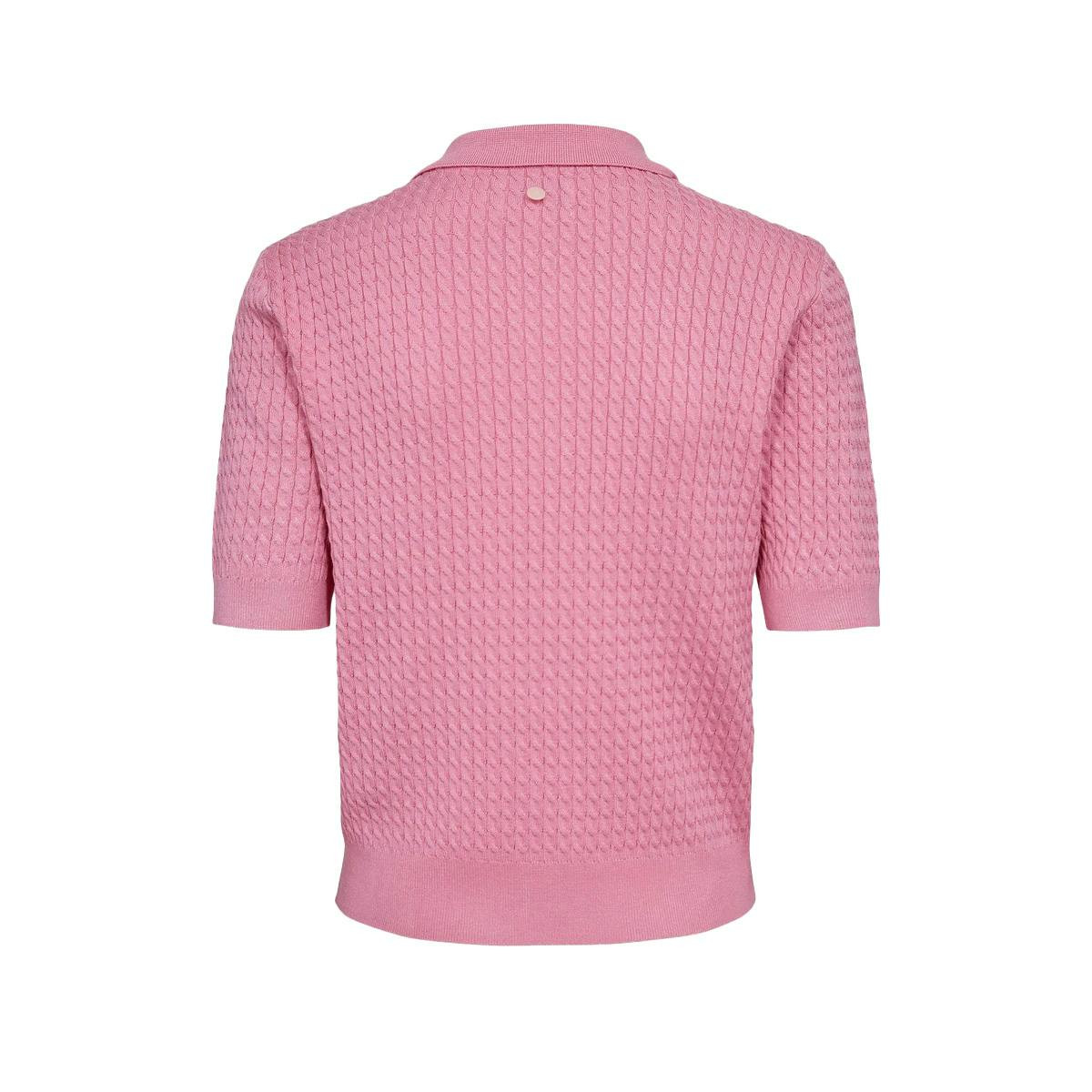 Polo Alette en punto fucsia