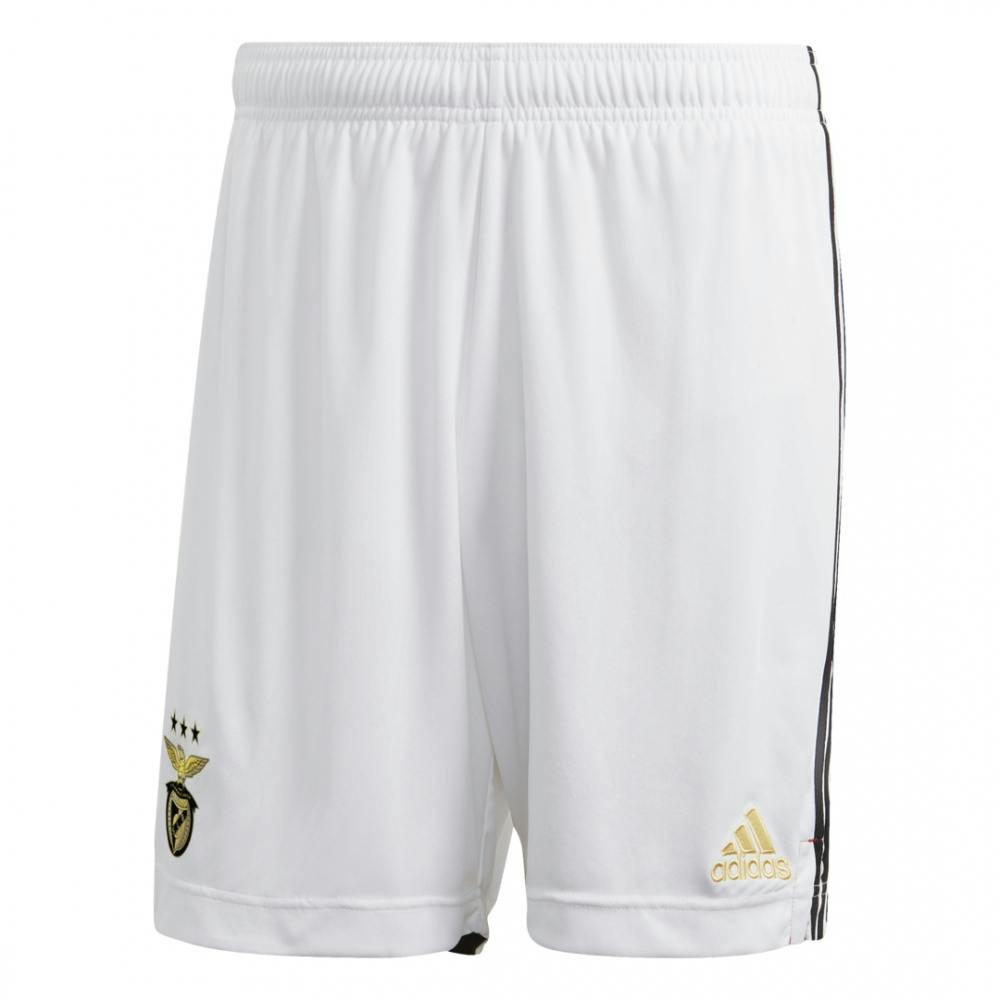 Benfica Home Shorts 2020/21 white and black