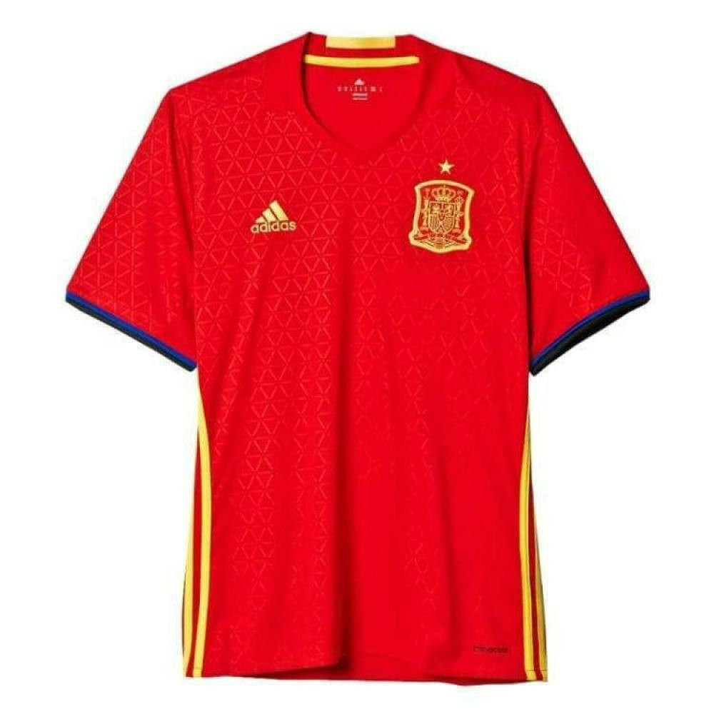 Spain junior home jersey 2016-18 red yellow