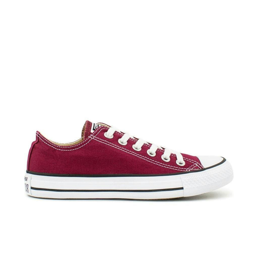 Chuck Taylor All Star lona burdeos