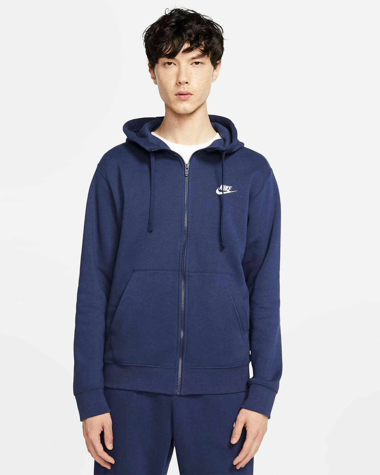 Full-zip Sportswear Club Fleece hoodie