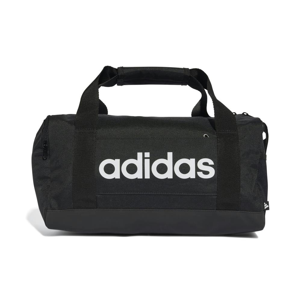 Bolsa duffel Linear XS en poliéster negro y blanco